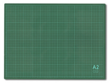 Мат для резки DK-002 60х45 см формат А2 / серо-зеленый
